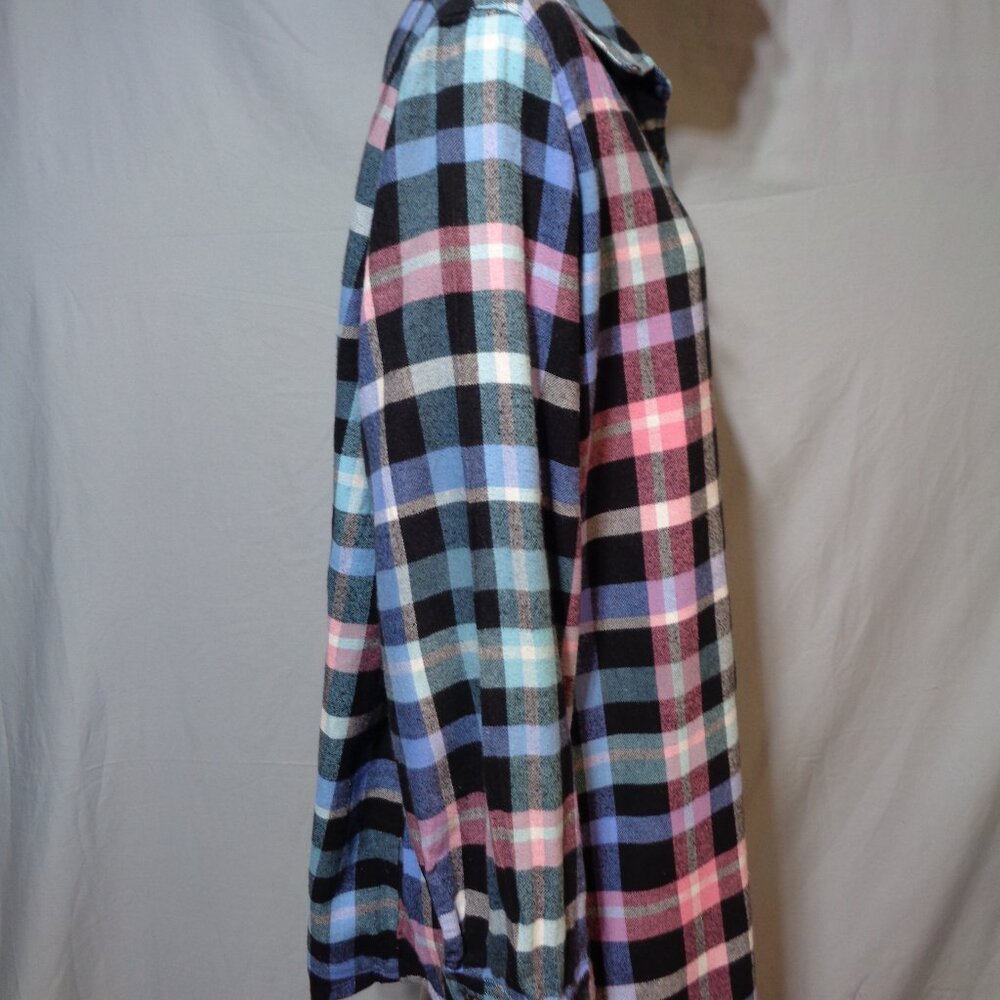 Woman Within flannel shirt size L(18/20) - Picture 3 of 9